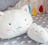 White Rabbit Plush Toy Stuffed Cute Bunny Toy Home Decor Bunny Pillow Spherical Cushion Anime Characters Birthday Gifts