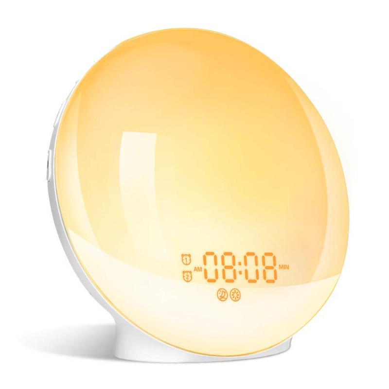 Simulation Nature Sounds Sleeping Light Alarm Clock