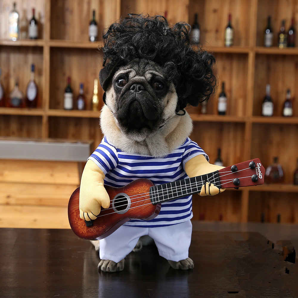 Perro Guitarrista Hipster