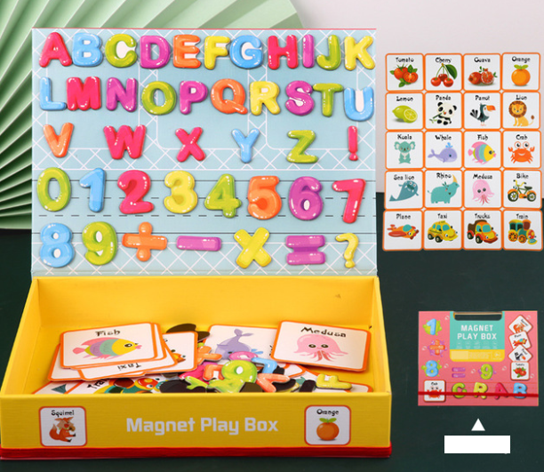 Magnetic stickers puzzle children's educational toys