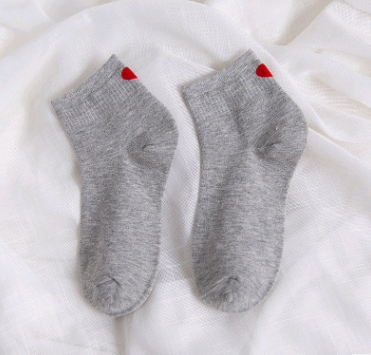 Cotton women's socks love heart socks