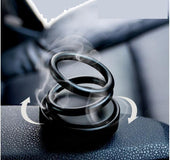 Suspension double ring rotating aromatherapy