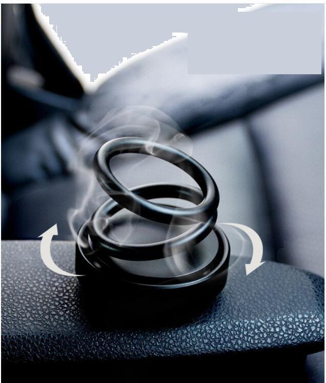 Suspension double ring rotating aromatherapy