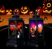 Staraise Electric Halloween Pumpkin Witch Skull Lamp