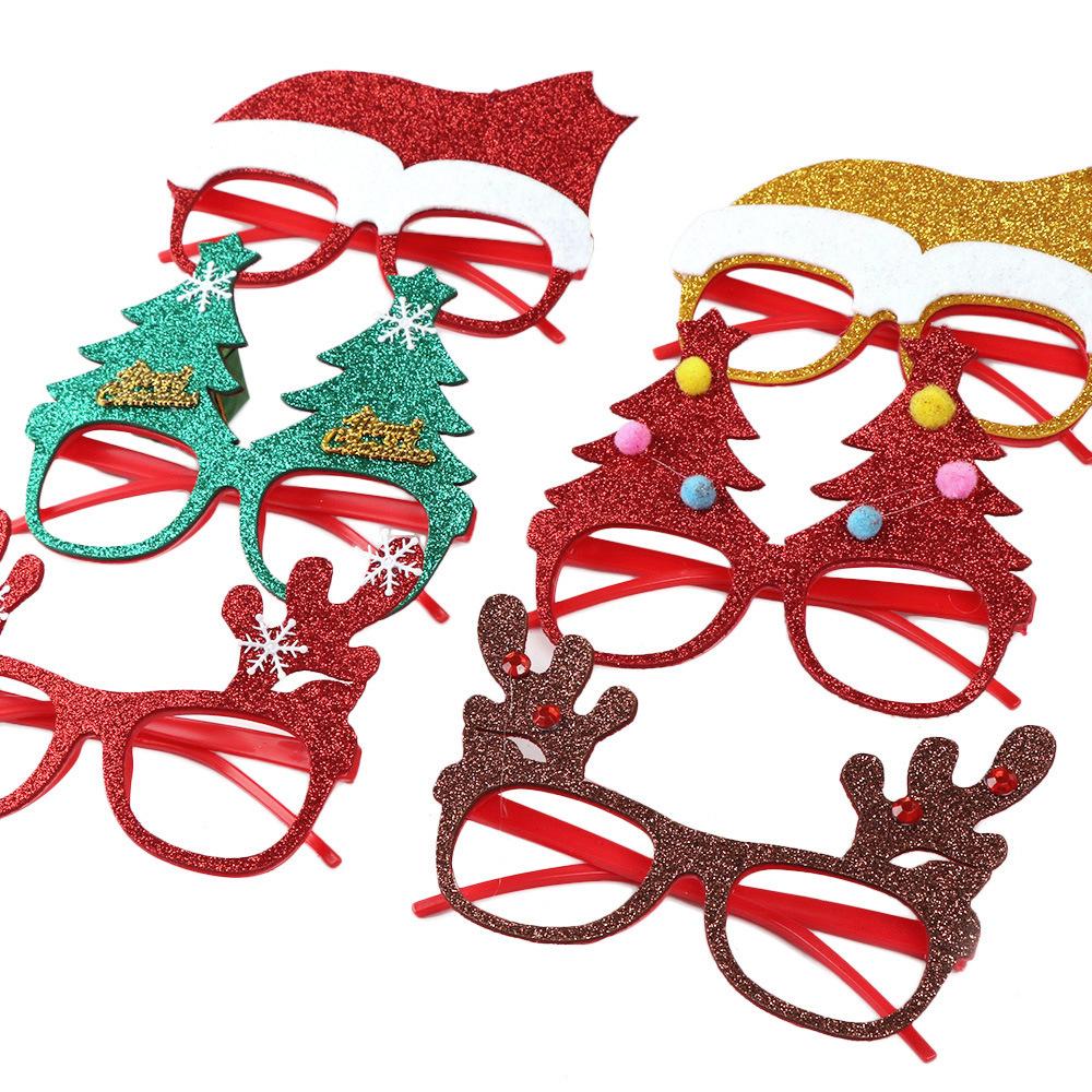 Christmas decoration glasses