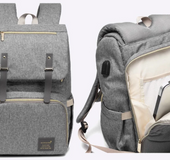 Mochila Papá Y Mamá Kit De Bebe Con Calentador De Biberón