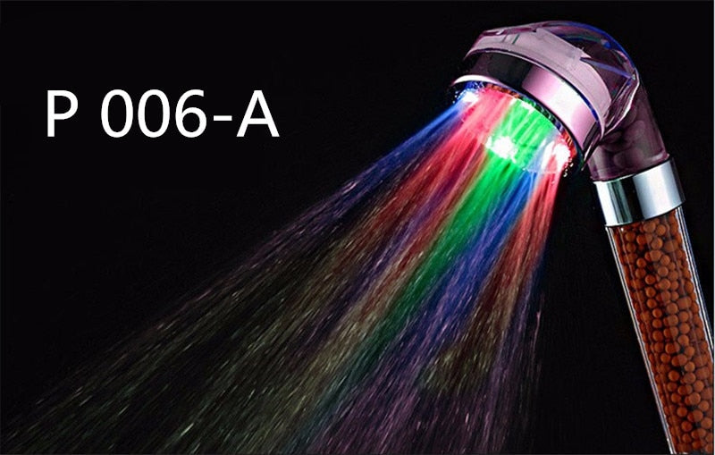 Luz LED para regadera