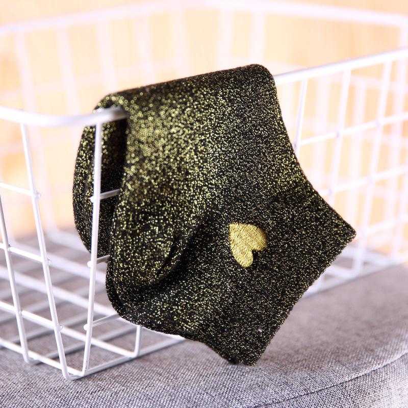 Shiny filigree ladies boat socks