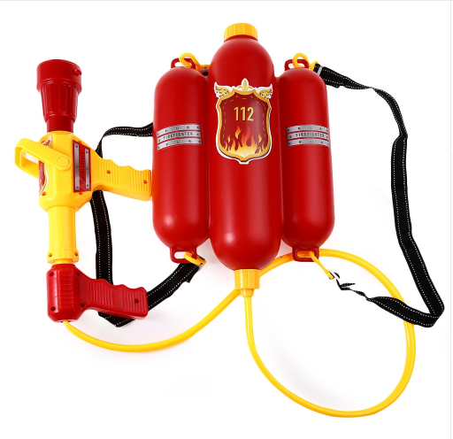 Juguete bombero pistola agua