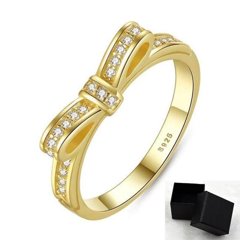 Cute bow ring