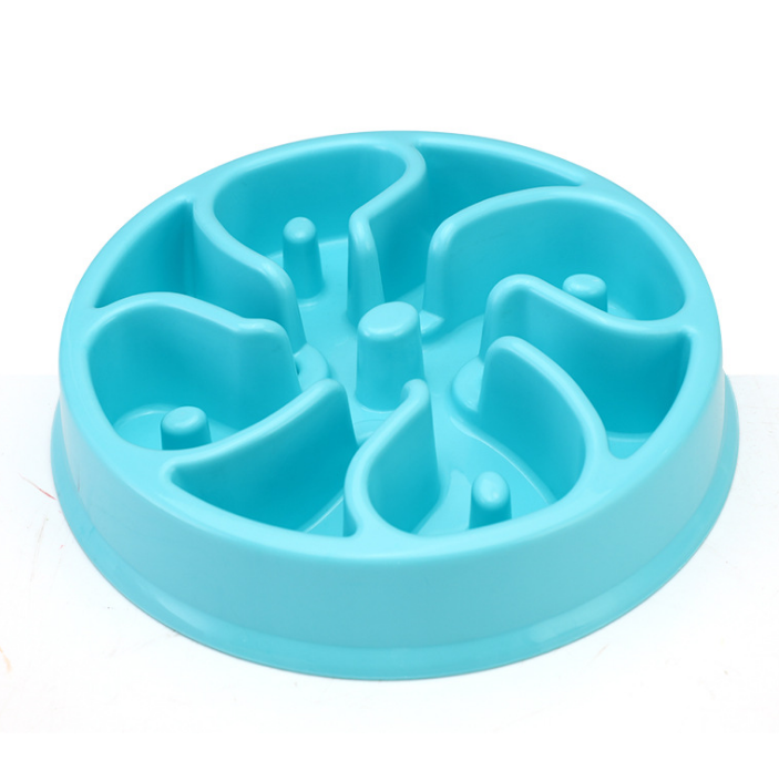 Pets Bowl Food Water Feeding Slow Travel Anti-choke Bowl Portable Dish for Dogs Cat Water Feeder