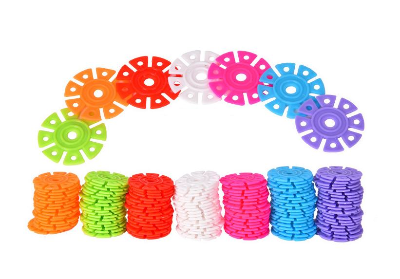Snowflake Plastic 3D Puzzle Building Blocks Educational Toy