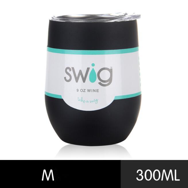 2020 hot drink cups 9 унц. the egg in the form of a 304 stainless steel drink Tumber mug lid wine beer vacuum thermos cup