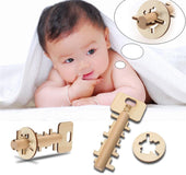 Bamboo Unlock Key Educational Toys