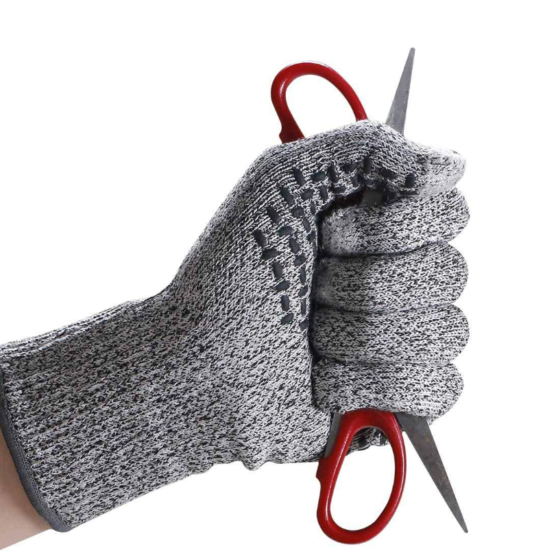 Three-finger touch screen cut-proof gloves