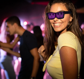 LED light glasses