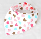 10 styles Cotton triangle towel baby child cartoon saliva towel