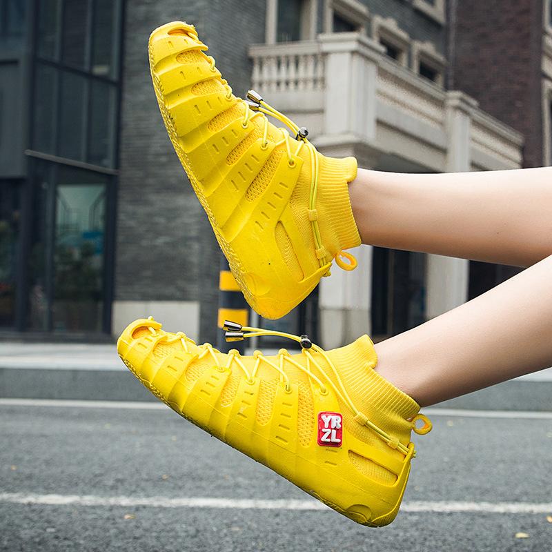 Running shoes, flying woven casual shoes