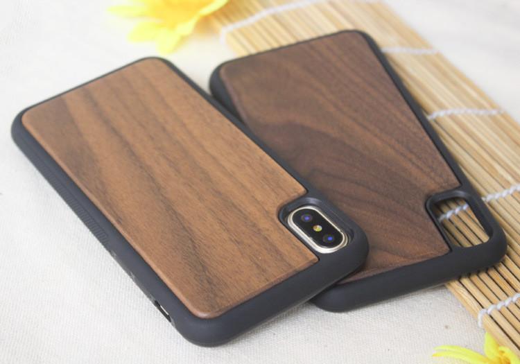 Wooden case TPU  | IPhone