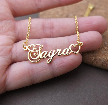 Collar Con Nombre Personalizado Para Mujer