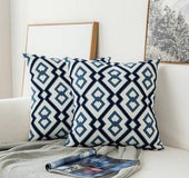 Classical embroidered home pillow without core