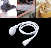 Newest Dog Shower Head Spray Drains Strainer Pet Bath Hose Sink Washing Hair Pet Hairdresser Hair Wash Pet Push Saving Shower
