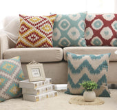 Cotton and linen pillow