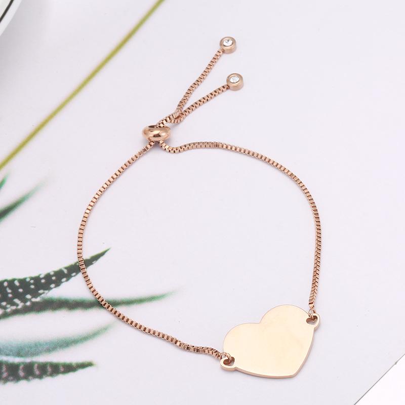 Heart telescopic bracelet