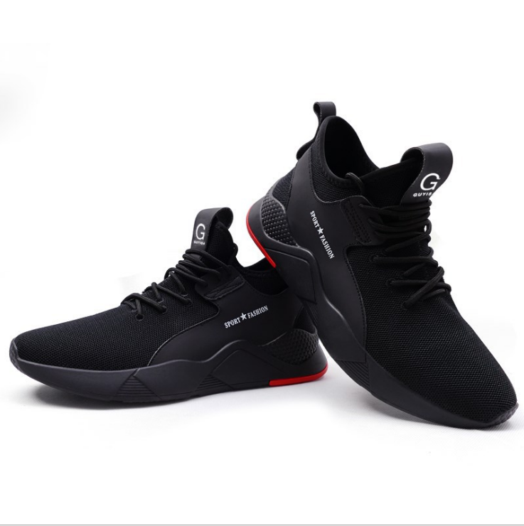 Labor Safety Shoes for Men: Break-proof, Puncture-proof, Breathing-proof, Smell-proof, Light, Wear-resistant, Safe Bull Tendon Bottom Old Safety Work Shoes in Summer
