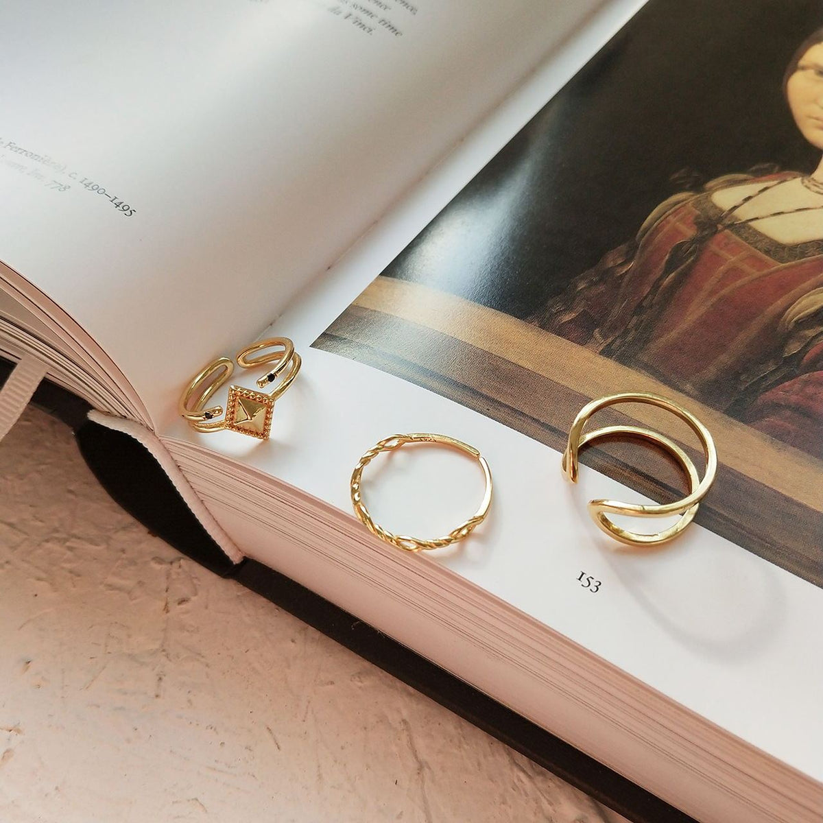 3 Styles 100% 925 Sterling Silver Rings