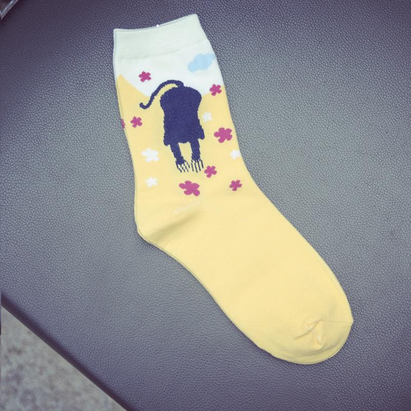 Japanese cat female socks