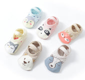 Non-slip animal floor socks