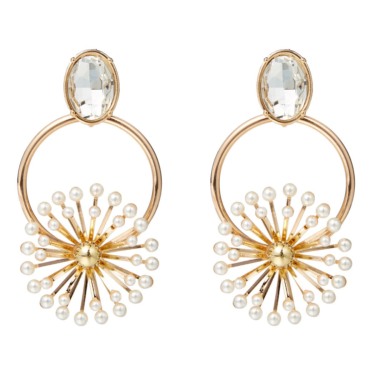 Floral earrings