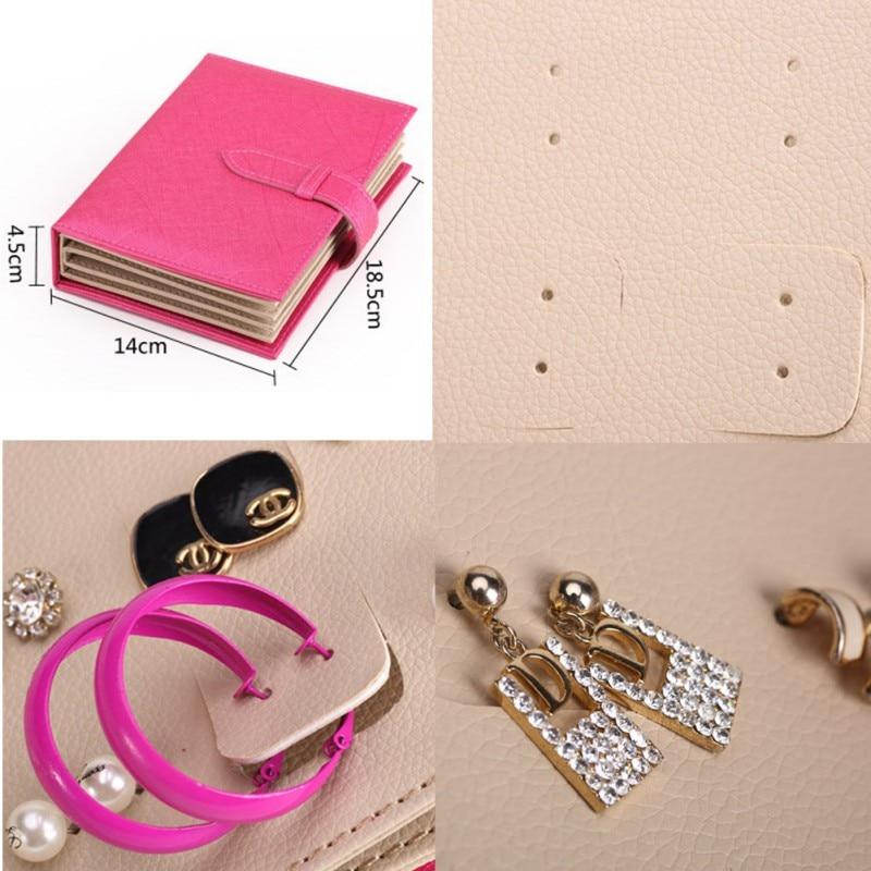 Jewelry Box Earring Book Organizer