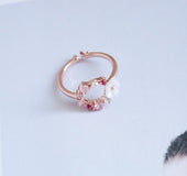 Anillo Corona de flores