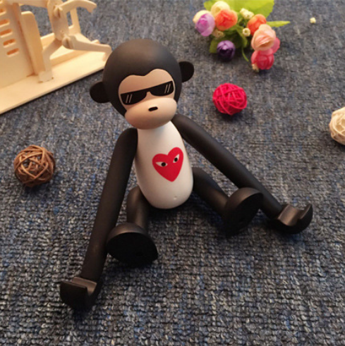 Mobile phone bracket monkey cute cartoon creative monkey phone bracket flat bracket desktop gift
