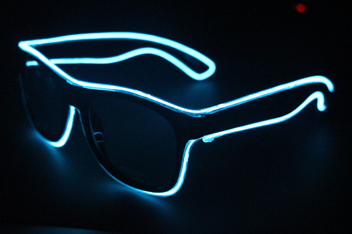 NEW Fashion 7 Colors Flashing EL Wire Led Glasses Luminous Party Decorative Lighting Classic Gift Bright Light Festival Gift