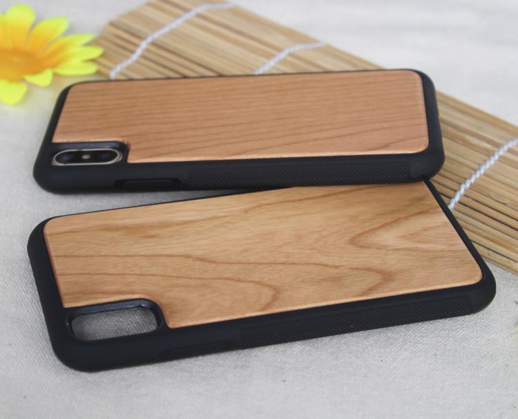 Wooden case TPU  | IPhone