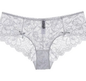Floral lace underwear