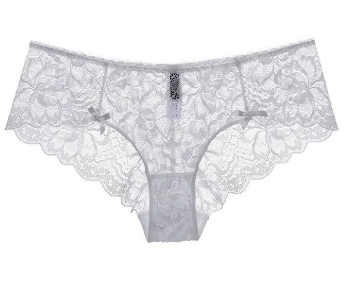 Floral lace underwear