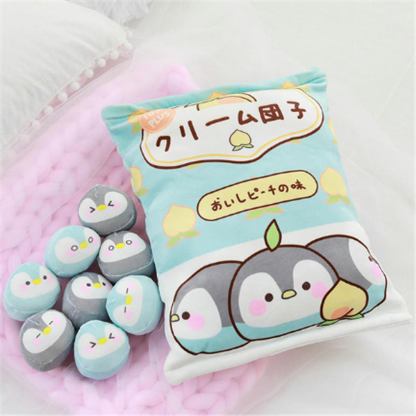 Chicken pudding rabbit pillow toy