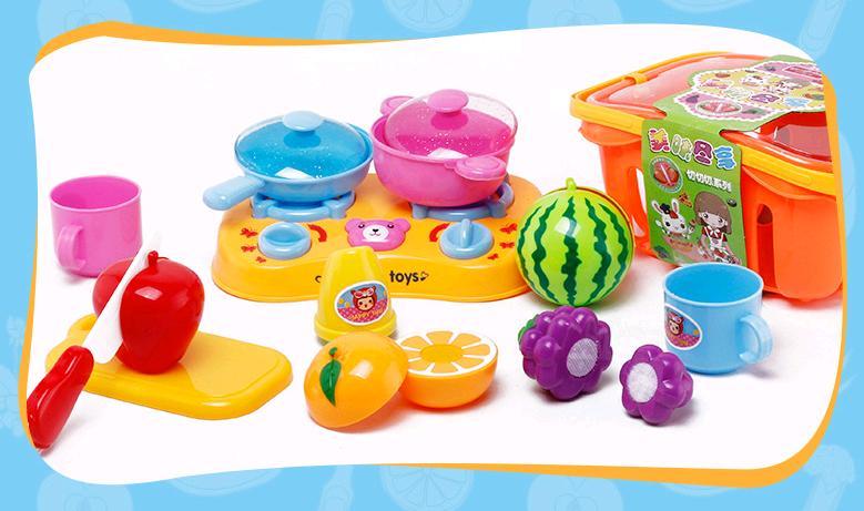 Children's play house fruit basket