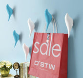 1 PCS Creative home wall bird decoration hanging hook door hanging hooks three-dimensional single
