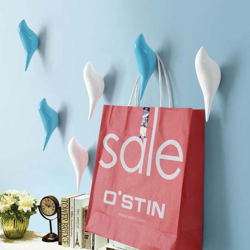 1 PCS Creative home wall bird decoration hanging hook door hanging hooks three-dimensional single
