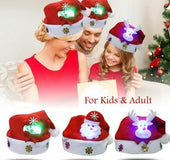 LED glowing christmas hat