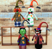 Halloween creative pumpkin witch doll