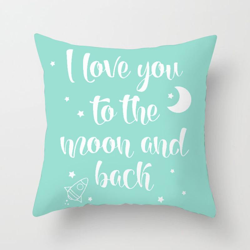 Star moon cartoon pillowcase