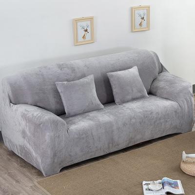 Plush sofa cushion sofa cover sofa cover