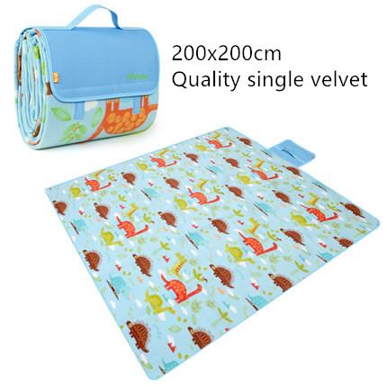 Leisurely Picnic Cushion Moisture-proof Cushion Outdoor Picnic Camp Beach Tent Cushion Waterproof and Thicker Lawn Cushion Picnic Cloth