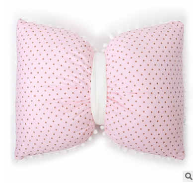 Lovely ball bow tie pillow blanket Nordic ins bedside sofa cushion pillow quilt